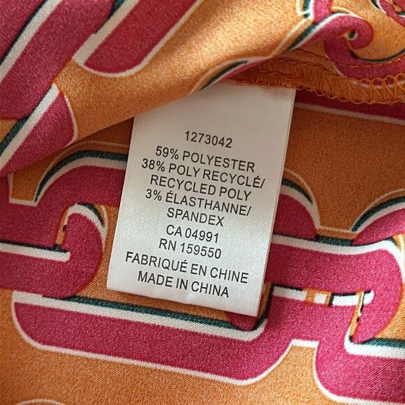 Maison d’Amelie Paris Women’s Retro Chains Silky Long Sleeve Button Up Blouse M - Picture 9 of 10